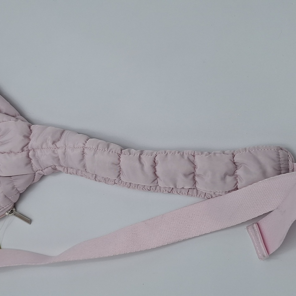 Quilted Pink Pickleball Racket Sling Bag Backpack - Picture 5 of 10